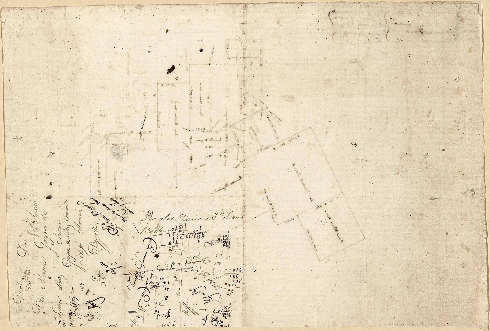 This old map of Cadastral Map of a Portion of Feliciana District, Spanish West Florida from 1805 was created by Vicente Sebastián Pintado in 1805