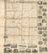 Map of Cortland County, New York : From Actual Surveys in 1855 by Relic Map Company