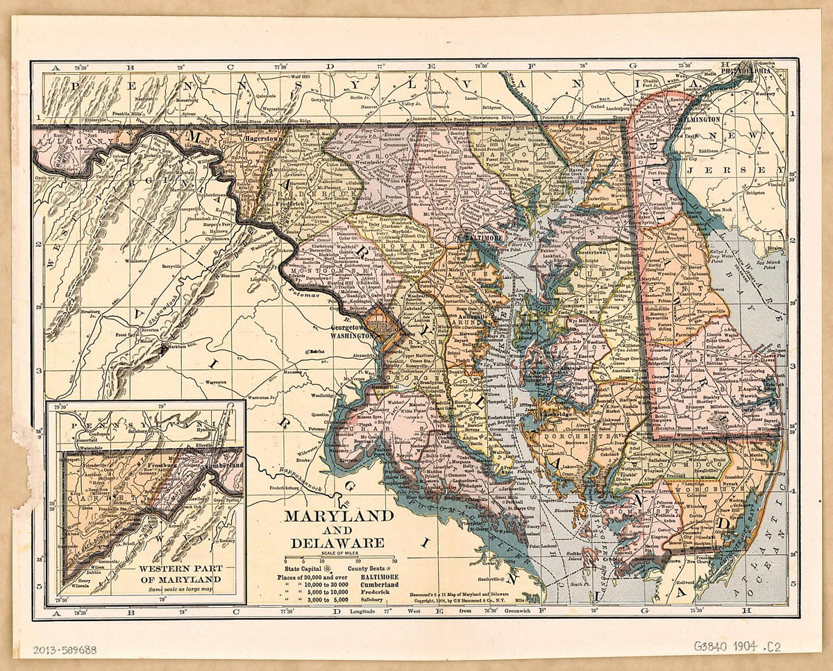 Maryland and Delaware. (Hammond&