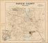 Hardin County, Texas in 1890 by Relic Map Company
