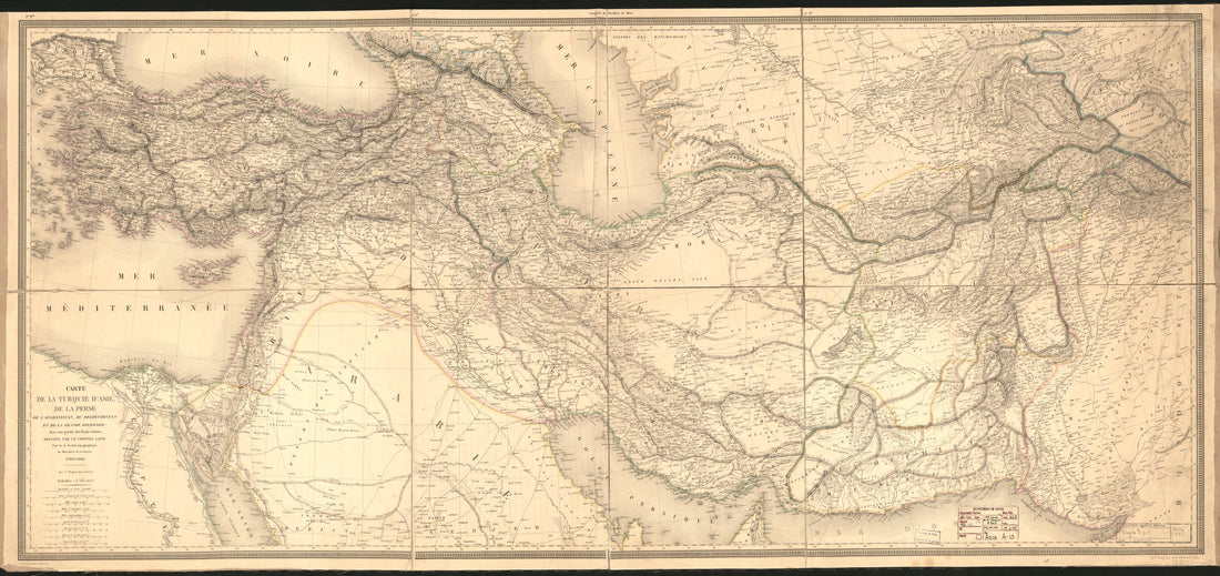 This old map of Carte De La Turquie D&