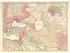 Theatrum Historicum Ad Annum Christi Quadringentesimum : In Quo Tum Imperii Romani Tum Barbarorum Circum Incolentium Status Ob Oculosponitur Pars Orientalis 1725 by Relic Map Company