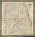 Map of the Counties of Cook and DuPage, the East Part of Kane and Kendall, the North Part of Will, State of Illinois in 1851 by Relic Map Company