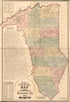 A Full Descriptive Map and Sketch of Greenville Co in 1882 by Relic Map Company