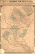 Map of Marion County, South Carolina : a Complete Map Showing the Townships, Public Roads & Principle Residences, Besides Other Things Not Found On Any Other Map of the County (Marion County, South Carolina) 1882 by Relic Map Company