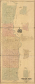 Map of Vermillion County, Indiana in 1872 by Relic Map Company