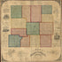 Map of Henry County, Indiana in 1857 by Relic Map Company