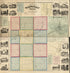 Map of Huntington Co., Indiana in 1866 by Relic Map Company