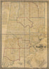 Map of Dearborn Coy., Indiana 1860 by Relic Map Company