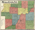 Morgan County, Indiana in 1894 by Relic Map Company