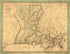 Map of Louisiana 1820 by Relic Map Company