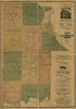Map of Leavenwoth County, Kansas 1894 by Relic Map Company