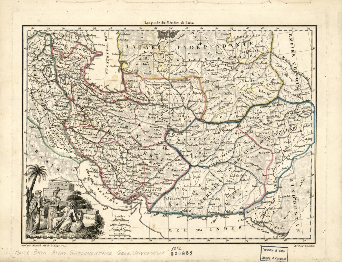Perse 1812 by Relic Map Company
