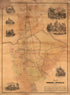 Map of the Borough of Woodbury, New Jersey 1854 by Relic Map Company