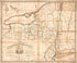 A Map of the State of New York : Compiled from the Latest Authorities : Including the Turnpike Roads Now Granted, As Also the Principal Common Roads Connected Therewith : Intended As Well for the Student In Geography As a Directory to the Traveller 1808 by Relic Map Company