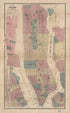 Map of New York and Vicinity 1867 by Relic Map Company