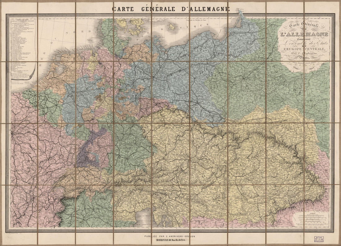 This old map of Carte Générale De L&