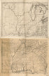 Roads, the Situations, Connections & Distances of the Post-offices, Stage Roads, Counties & Principal Rivers 1804 by Relic Map Company
