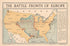 The Battle Fronts of Europe 1917 by Relic Map Company