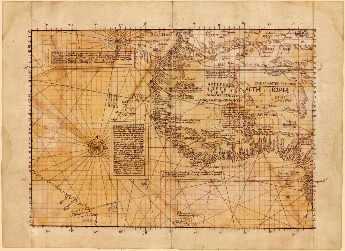 Manuscript Copy of Sheet 6 of Waldseemüller&
