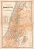 Palestine During the Monarchy in 1895 by Relic Map Company