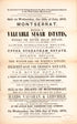 Montserrat, Particulars of Valuable Sugar Estates : Known As Weeks Or River Head Estate, In the Parish of St. Anthony, Containing 212 Acres Or Thereabouts : Lower Streatham Estate, In the Parishes of St. Anthony and St. George, Containing 130 Acres Or... by Relic Map Company