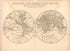Monde, Ou Carte Generale Du Globe Terrestre : Representée En Deux Plan-hemispheres : Reveiie Et Changée En Plusieurs Endroits Suivant Les Relations Les Plus Recentes 1678 by Relic Map Company
