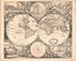Nova Totius Terrarum Orbis Tabula in 1680 by Relic Map Company