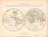 Orbis Vetus Et Orbis Veteris Utraque Continens, Terrarumque Tractus Arcticus Et Antarticus Ex Platone, Theopompo Sive Aeliano, Manilio &tc 1657 by Relic Map Company