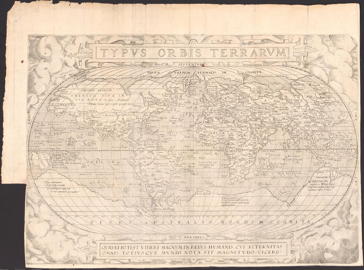 Typvs Orbis Terrarvm. (Typus Orbis Terrarum) 1579 by Relic Map Company