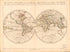 Monde, Ou Carte Générale Du Monde : Dessignée En Deux Plan-hemispheres 1651 by Relic Map Company