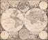 Novissima Totius Terrarum Orbis Tabula 1675 by Relic Map Company