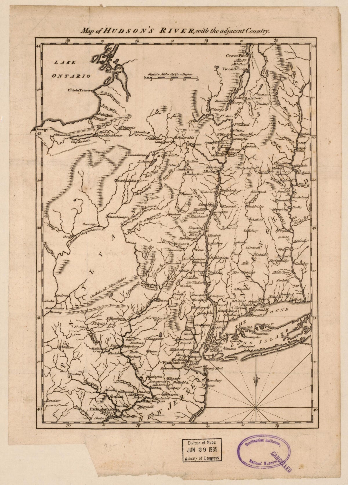 Map of Hudson&