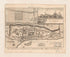 Plan of the Town & Fortifications of Montreal, Or Ville Marie In Canada (Plan of the Town and Fortifications of Montreal, Or Ville Marie In Canada) 1760 by Relic Map Company