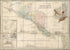 A New Map of Central America : Shewing the Different Lines of Atlantic & Pacific Communication (Central America) 1851 by Relic Map Company