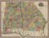 Georgia and Alabama 1853 by Relic Map Company