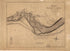 Map of the Falls of the Ohio, from Actual Survey : Adapted to the Low Water of 1819 1824 by Relic Map Company