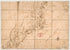 Manuscript Map of New England from Cap May to Winter Harbor 1700 by Relic Map Company