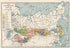 Karta Pereselencheskikh Raionov V Aziatskoi Rossii 1914 by Relic Map Company