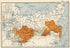 Kartogramma Rasprostraneniia Iarovykh Posevov V Aziatskoi Rossii V 1910 Godu 1914 by Relic Map Company