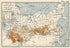 Kartogramma Rasprostraneniia Ozimykh Posevov V Aziatskoi Rossii V 1910 Godu in 1914 by Relic Map Company