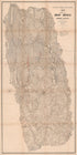 Map of a Group of Iron Mines In Morris County 1868 by Relic Map Company