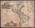 The Most Recent and Most Accurate Description of All of America. (Novissima Et Accuratissima Totius Americae Descriptio) 1650 by Relic Map Company