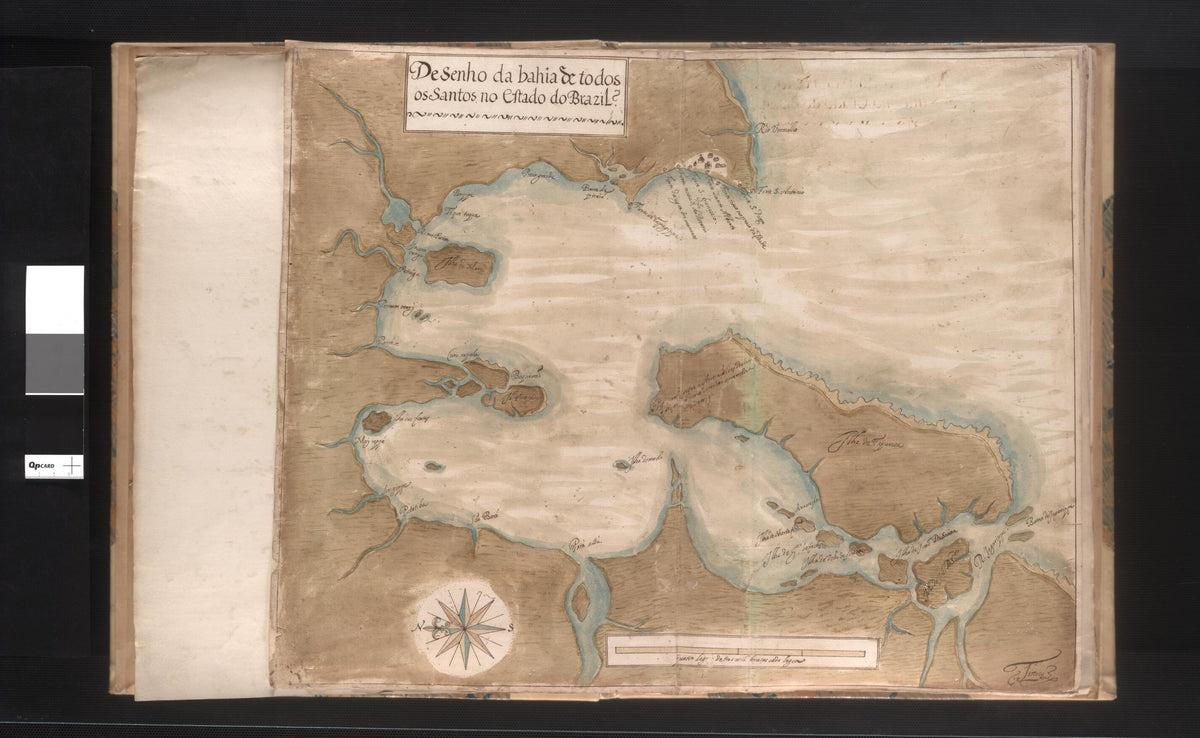 Drawn Maps and Plans of Recife In Pernambuco, All Saints&