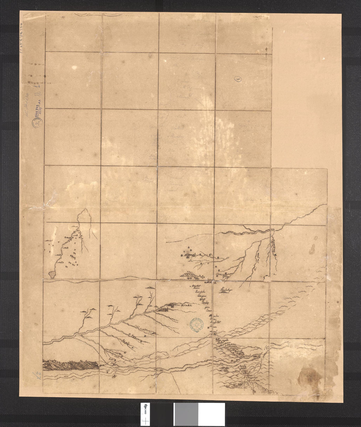 Maps of the Border Region Between the States of Rio of Janeiro, Minas Gerais and São Paulo, and of the Course of the São Francisco River in 1700 by Relic Map Company