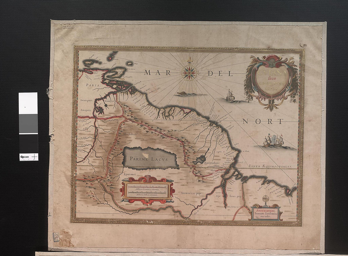 Guyana, Or, the Kingdom of the Amazons. (Guiana, Siue, Amazonum Regio) 1600 by Relic Map Company