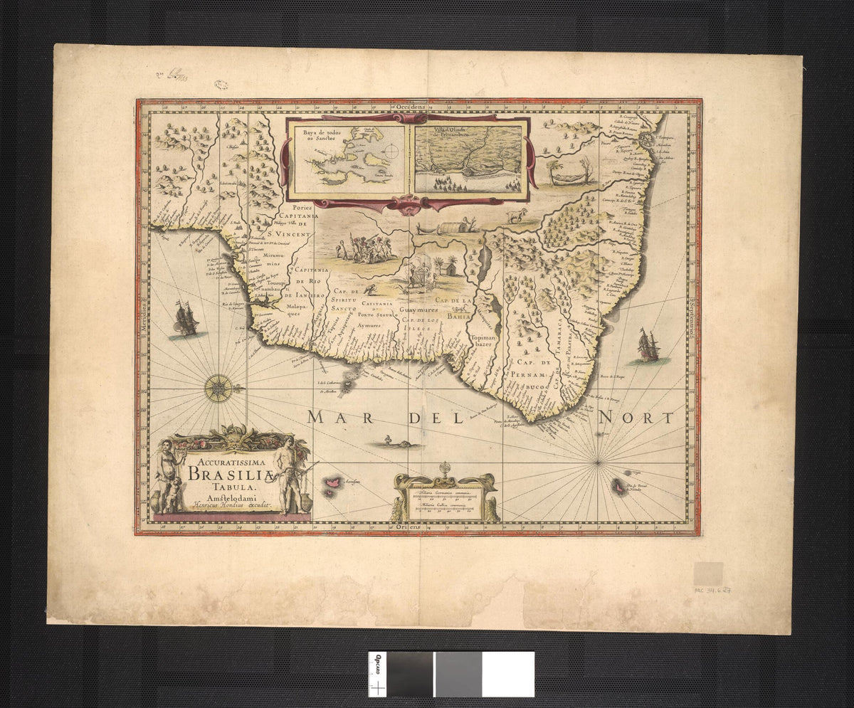A Most Accurate Picture of Brazil. (Accuratissima Brasiliae Tabula) 1630 by Relic Map Company