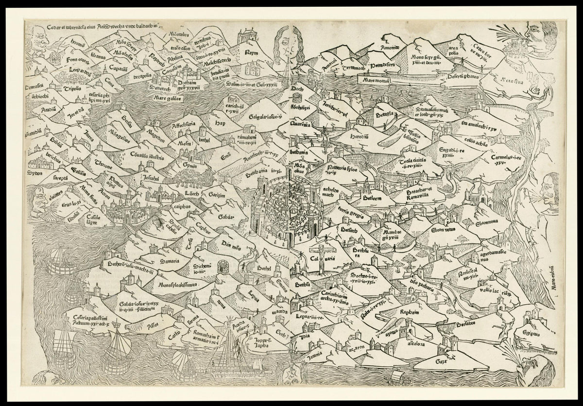 Palestine 1475 by Relic Map Company