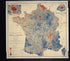 Geographical Distribution of the Population In France, Or Population Density by Commune. (Répartition Géographique De La Population En France Ou Densité De La Population Par Commune) 1887 by Relic Map Company
