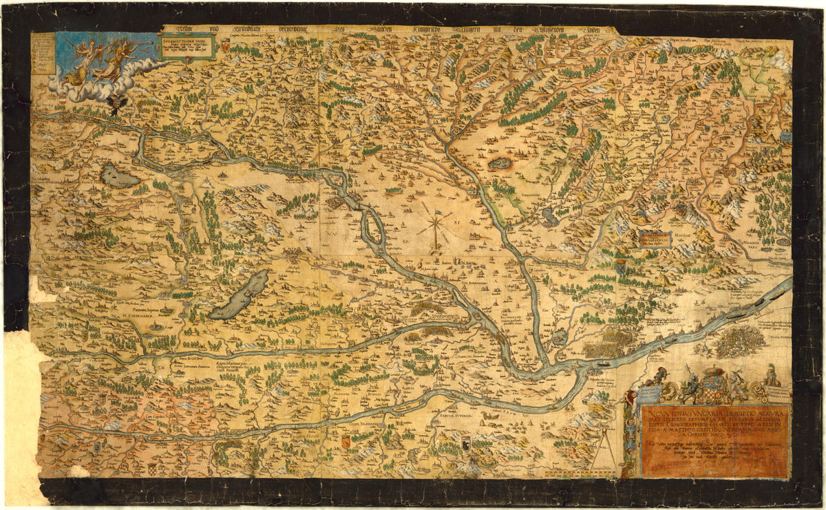 A New Depiction of the Whole of Hungary. (Nova Totius Ungariae) 1567 by Relic Map Company